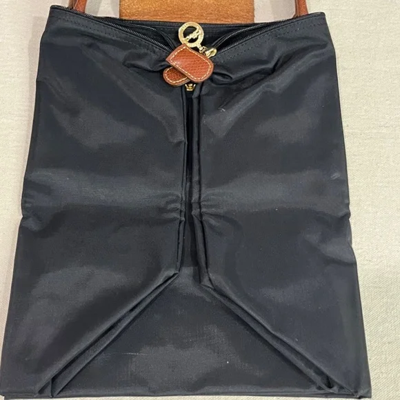 Longchamp Black and Brown Tote Bag - Picture 7 of 11